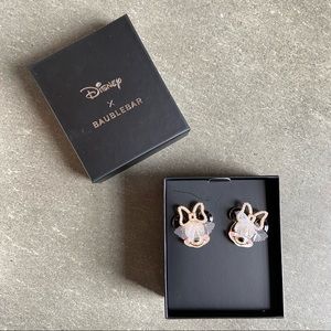 Disney x BaubleBar Minnie Bride Earrings